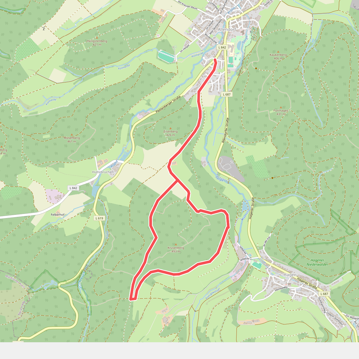 Allendorf Rundwanderweg AL2