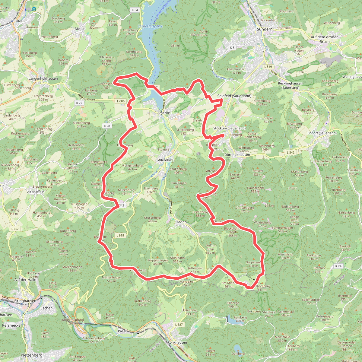 Amecker Rundwanderweg