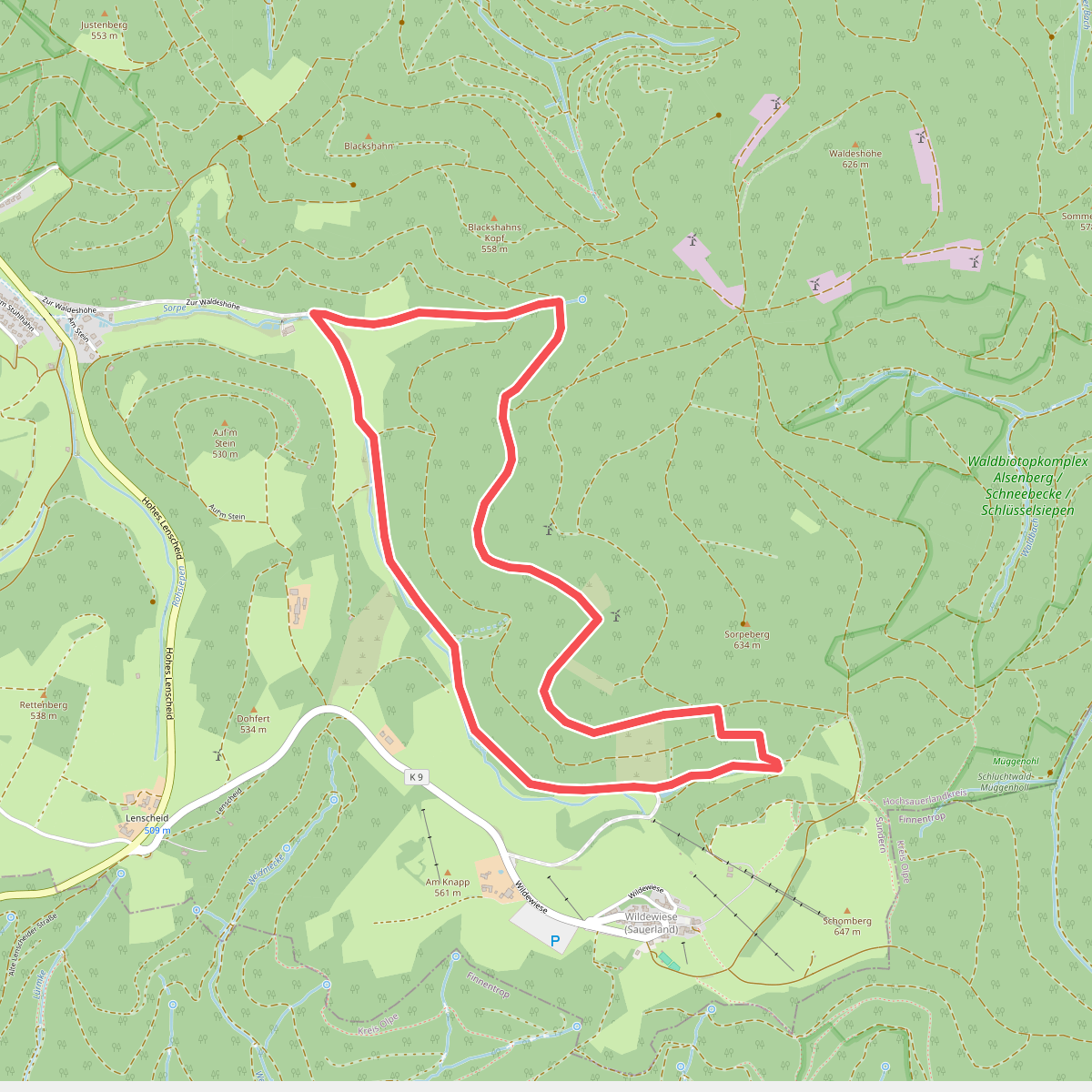 Märkessipen Rundweg A9