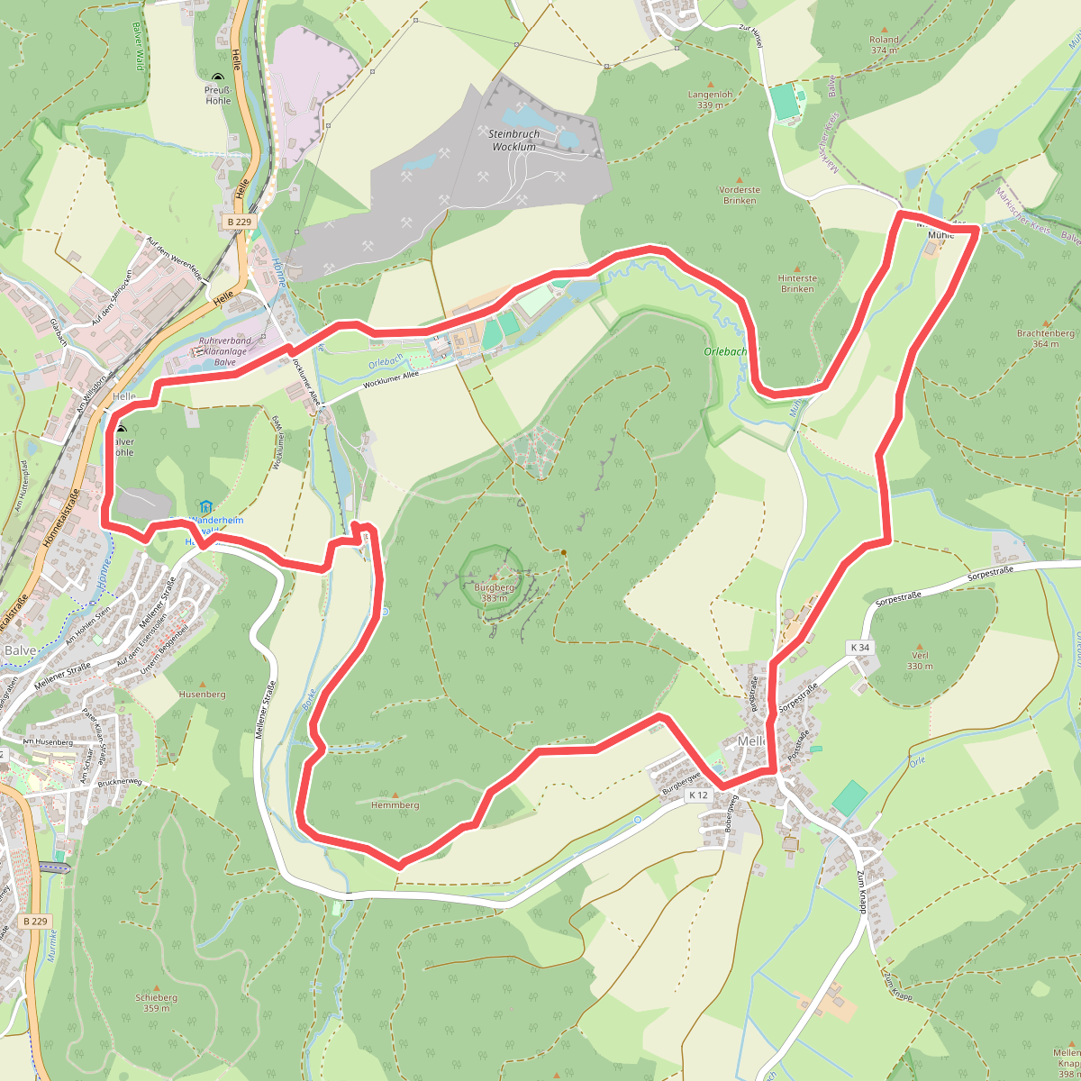 Mellen Rundweg L