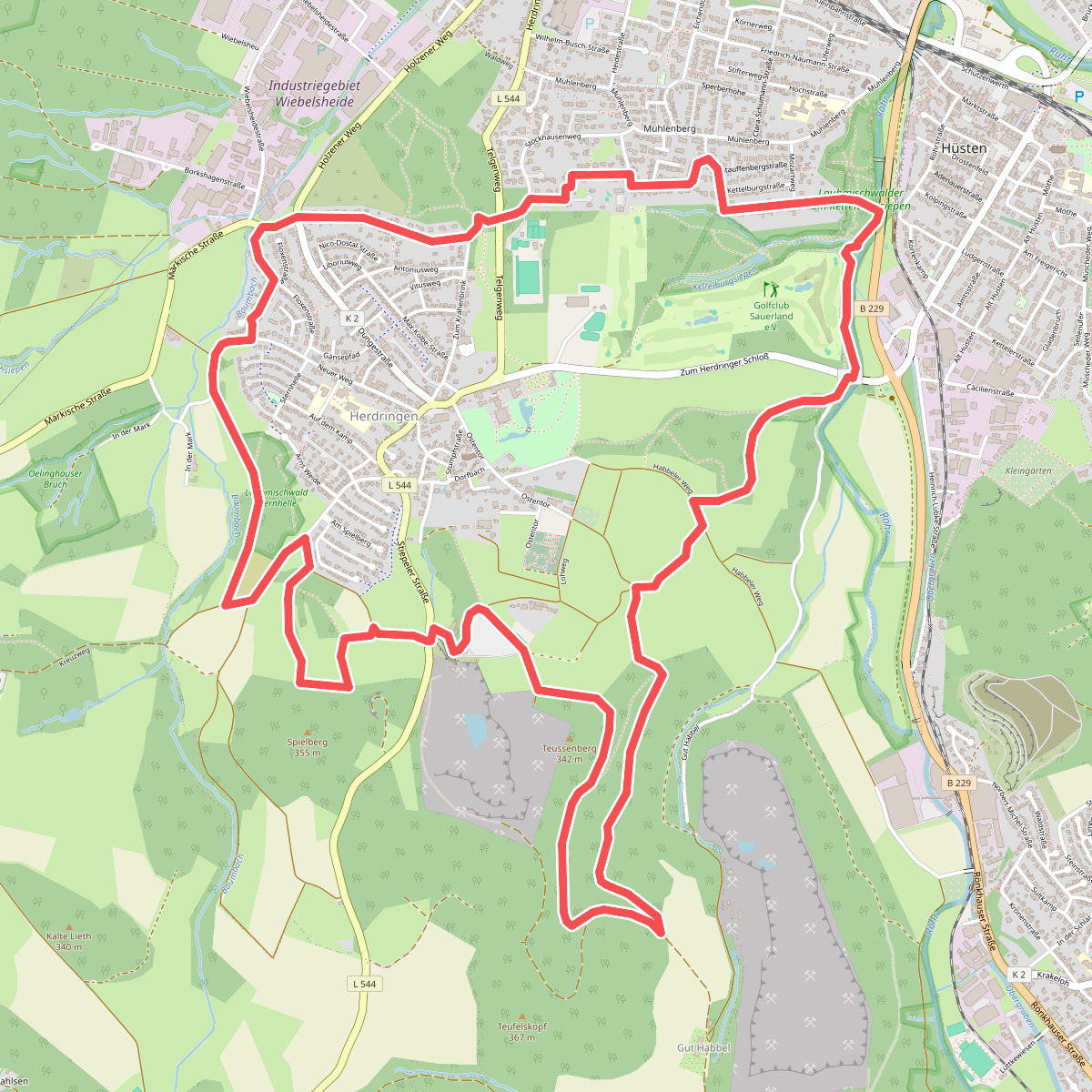 [h] Panoramaweg Herdringen