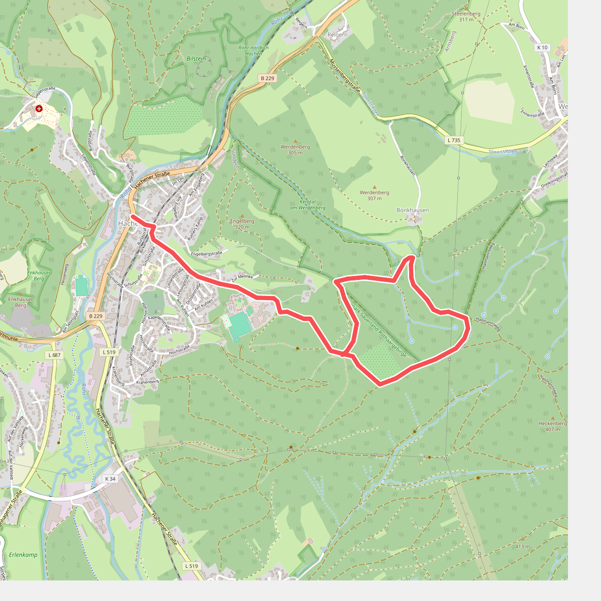 Rundwanderweg Hachen H3