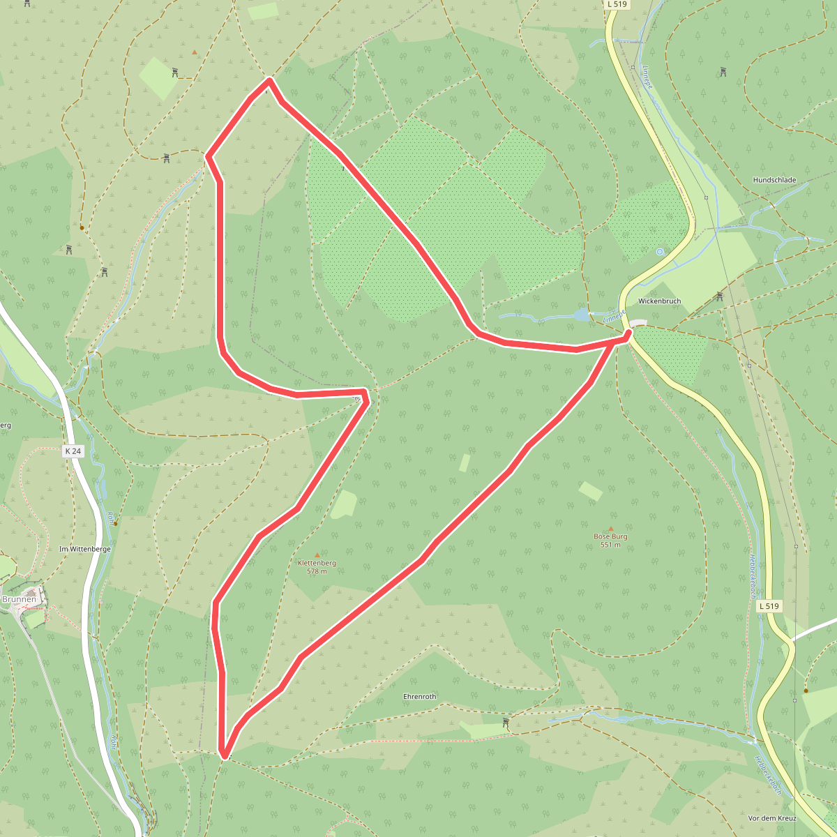 Birkenbrauck Rundwanderweg A1