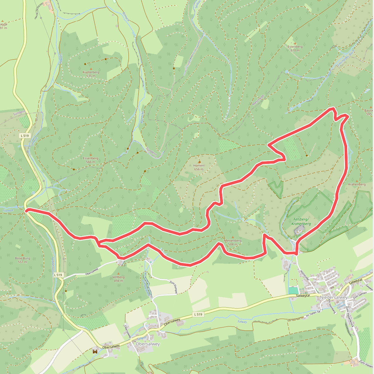 Birkenbrauck Rundweg A4