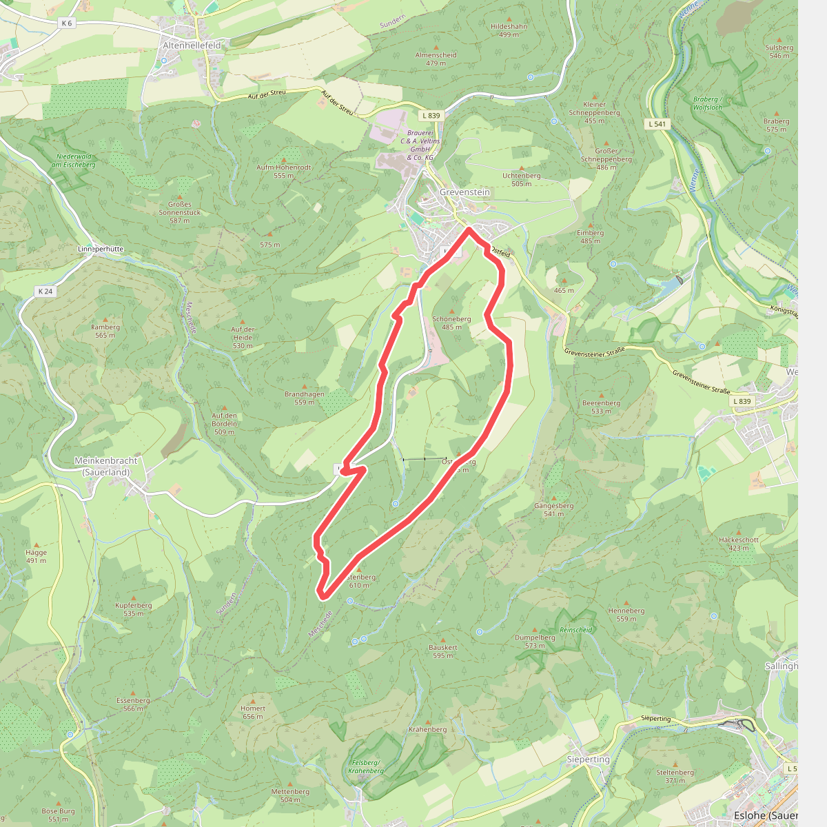 Grevenstein Rundweg A5