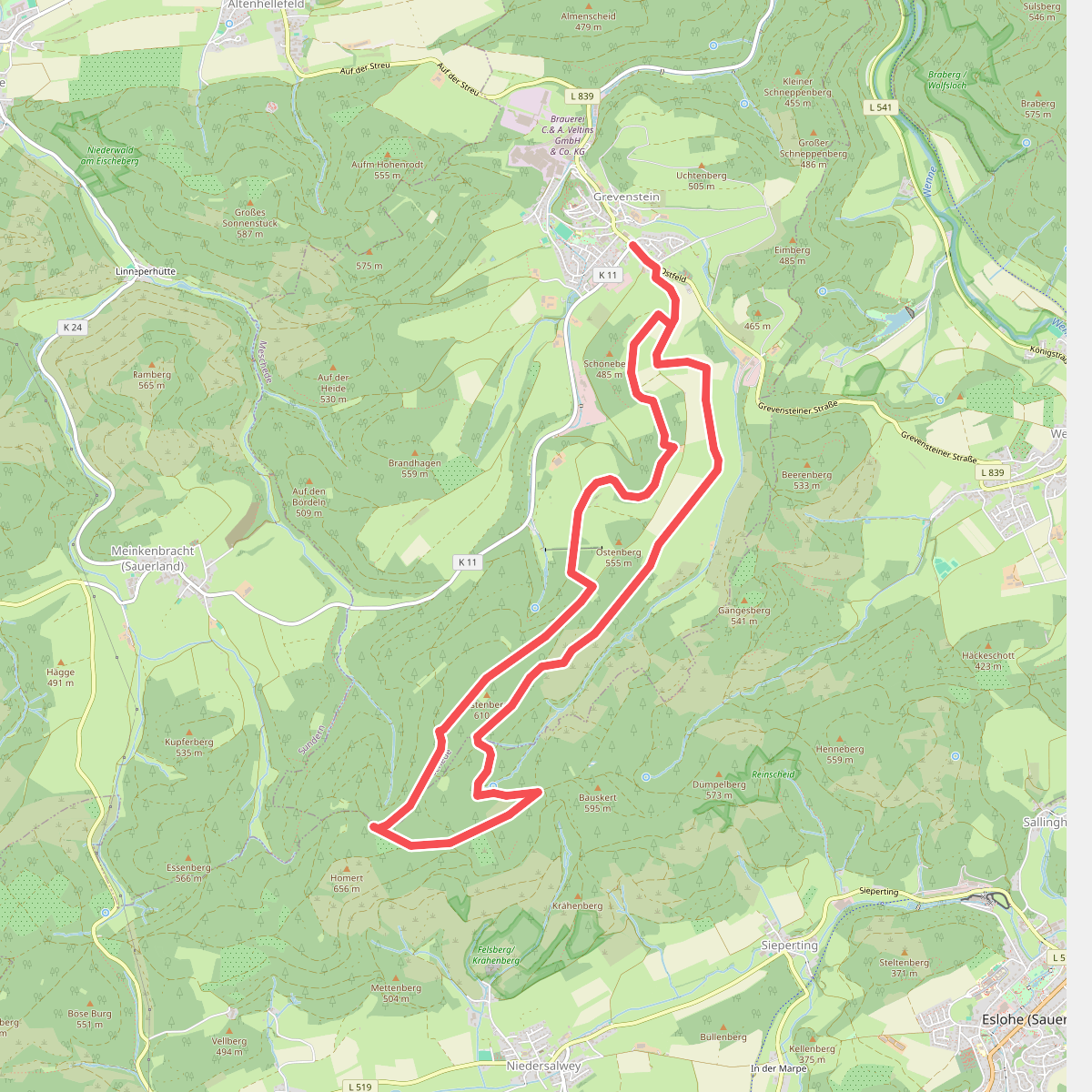 Grevenstein Rundweg G3