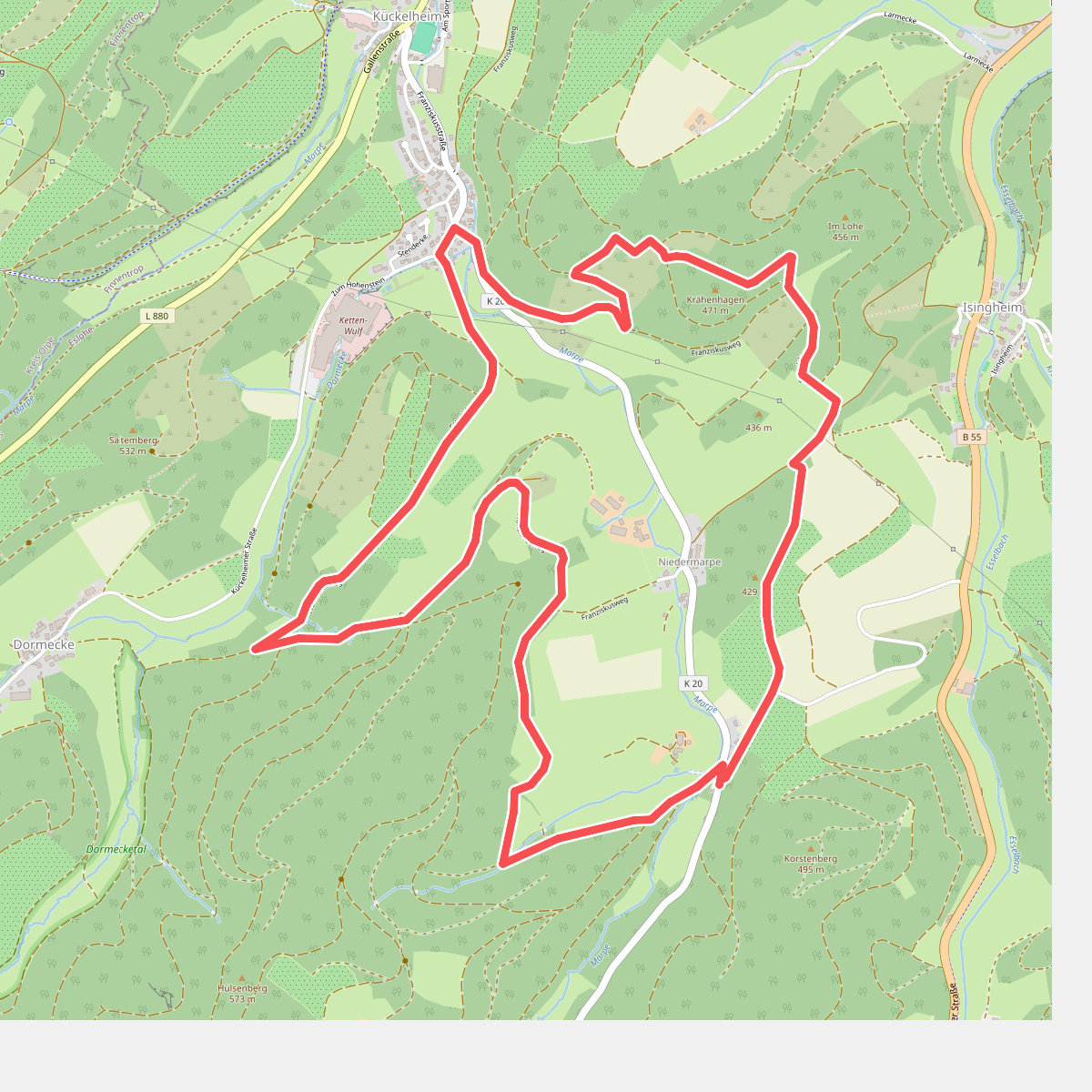 Kückelheim Rundweg K2