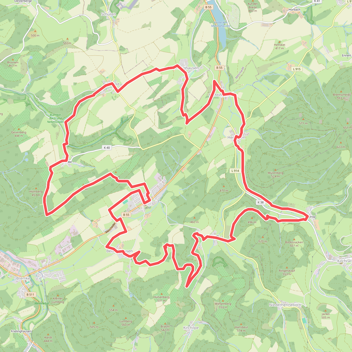 Kapellenweg Reiste
