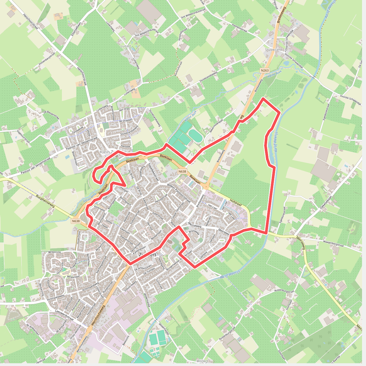 Van Gogh NP wandelroute Zundert