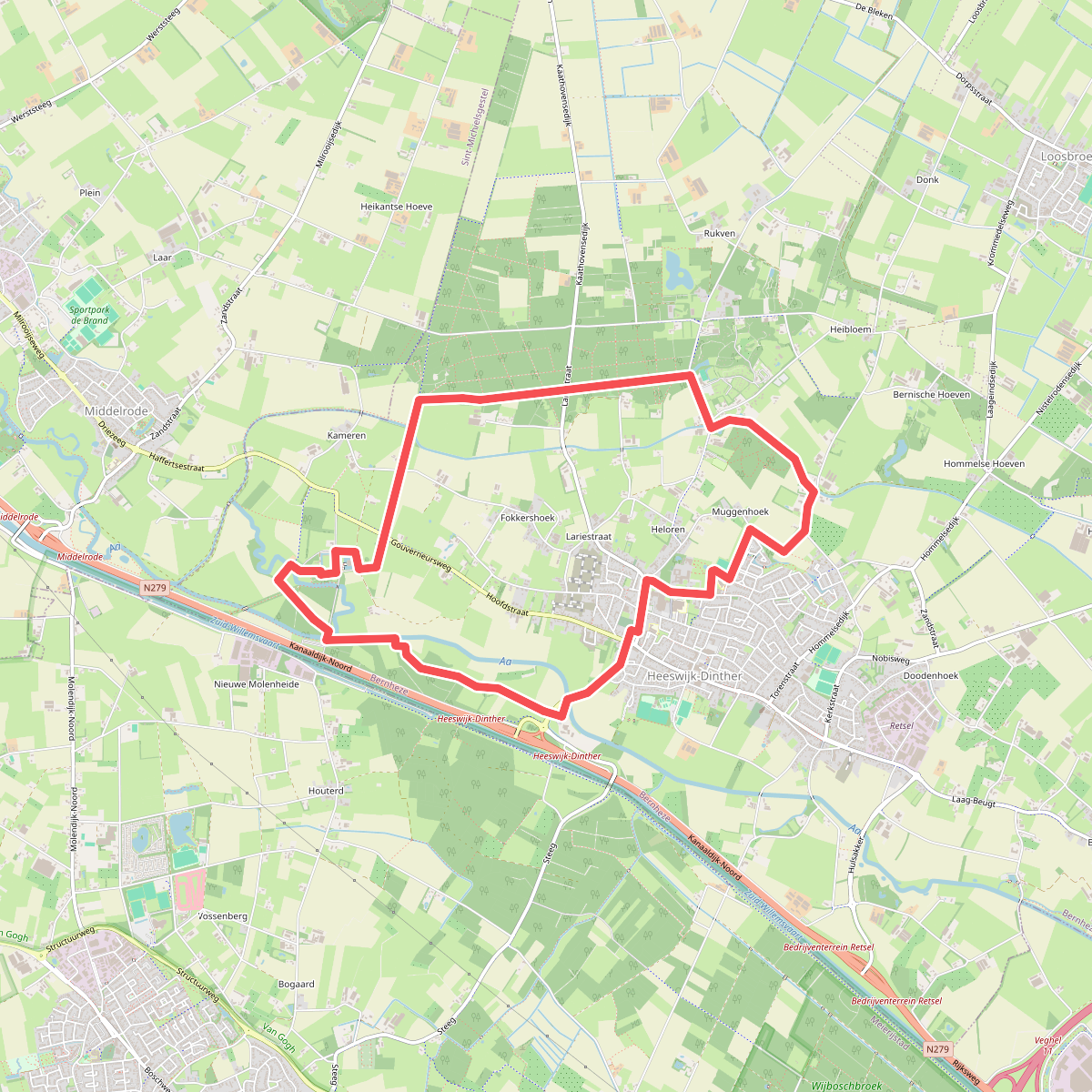 Kloosterrondwandeling Heeswijk-Dinther