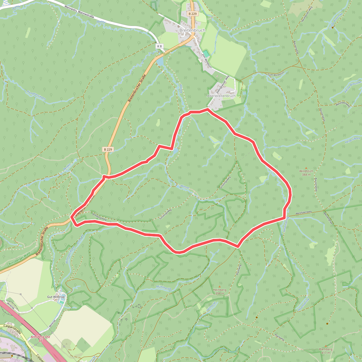 Bockstall Rundweg A3