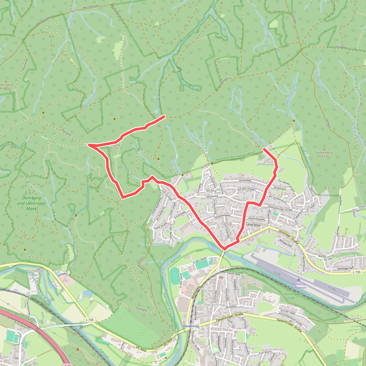 Dinschede Rundweg A2
