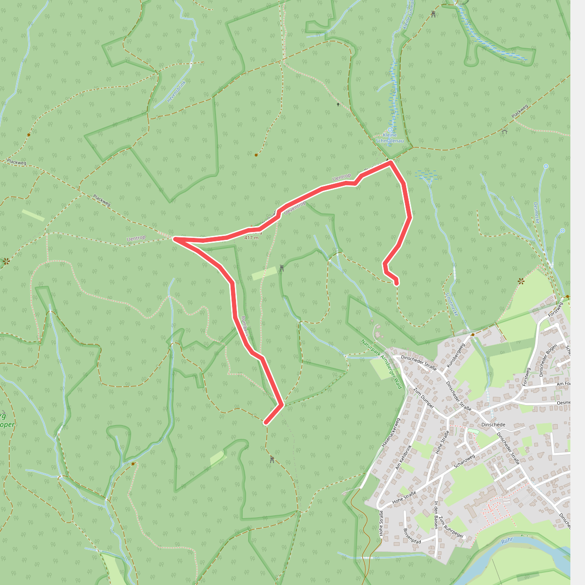 Dinschede Rundweg A3