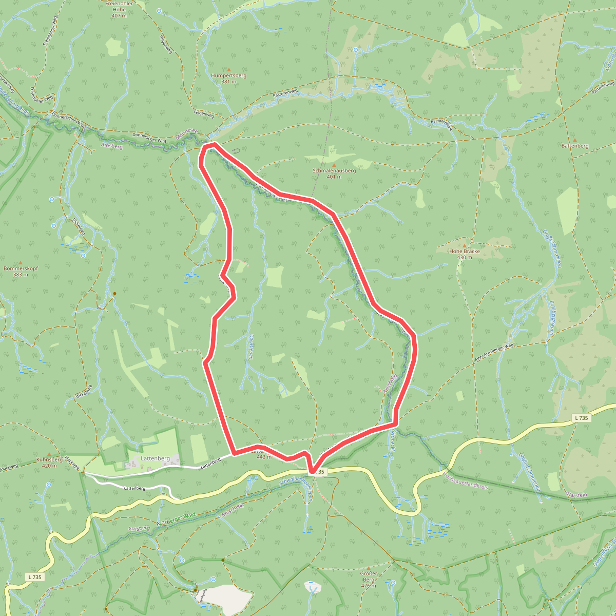 Fahne Rundweg A8