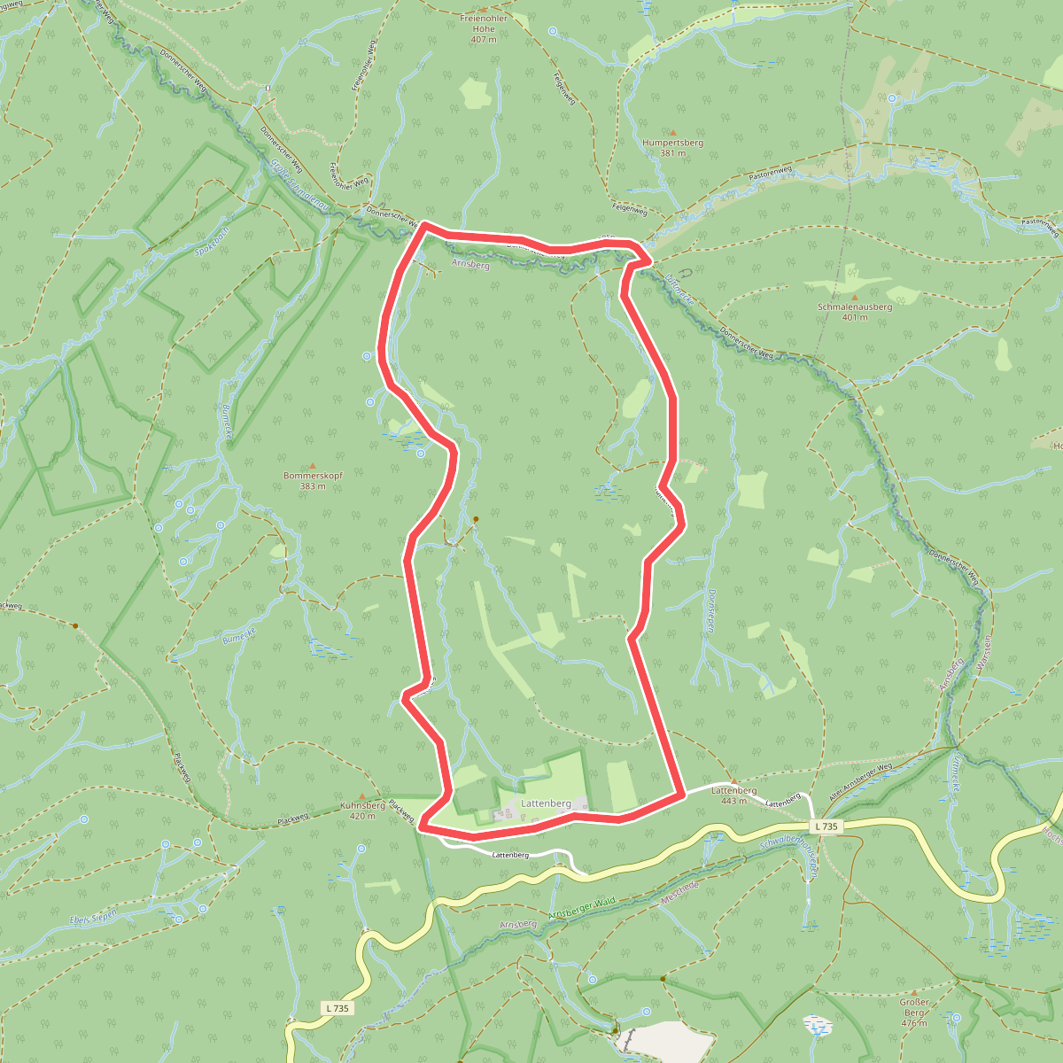 Lattenberg Rundweg A2
