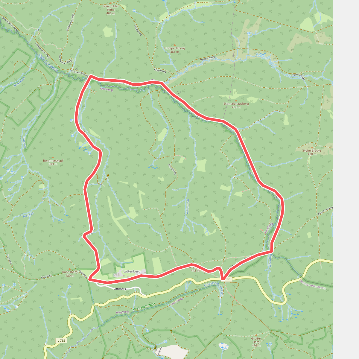 Lattenberg Rundweg A3