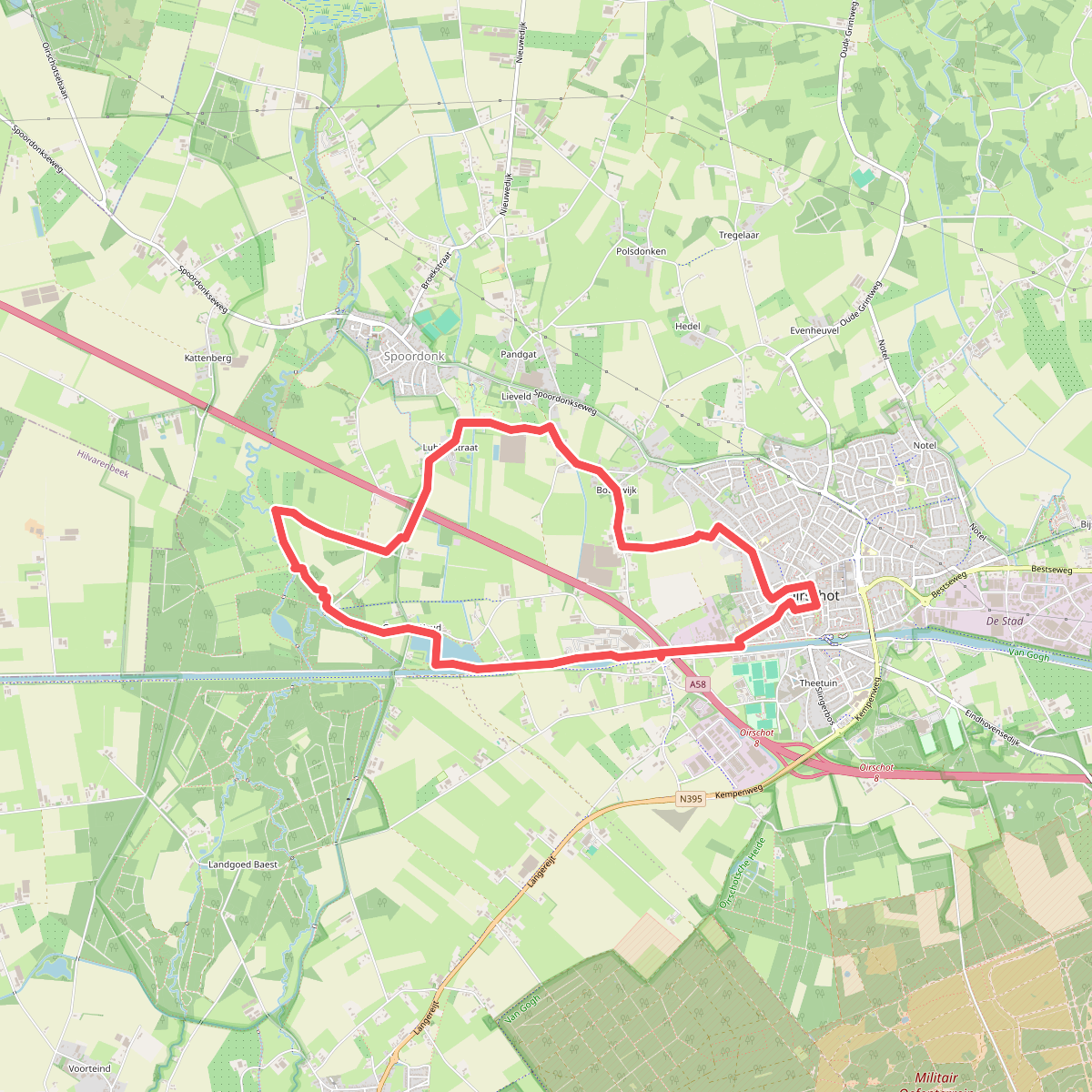 Kloosterrondwandeling Oirschot