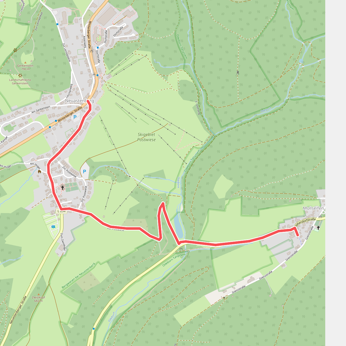 Naturfreundeweg Neuastenberg - Mollseifen
