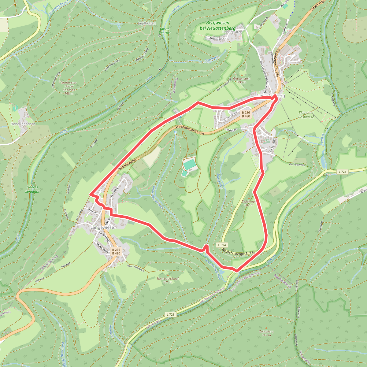 Neuastenberg Rundweg N1