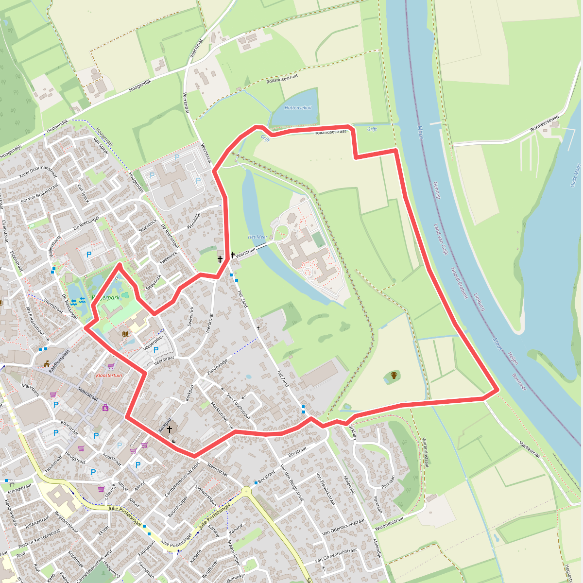 Kloosterrondwandeling Boxmeer