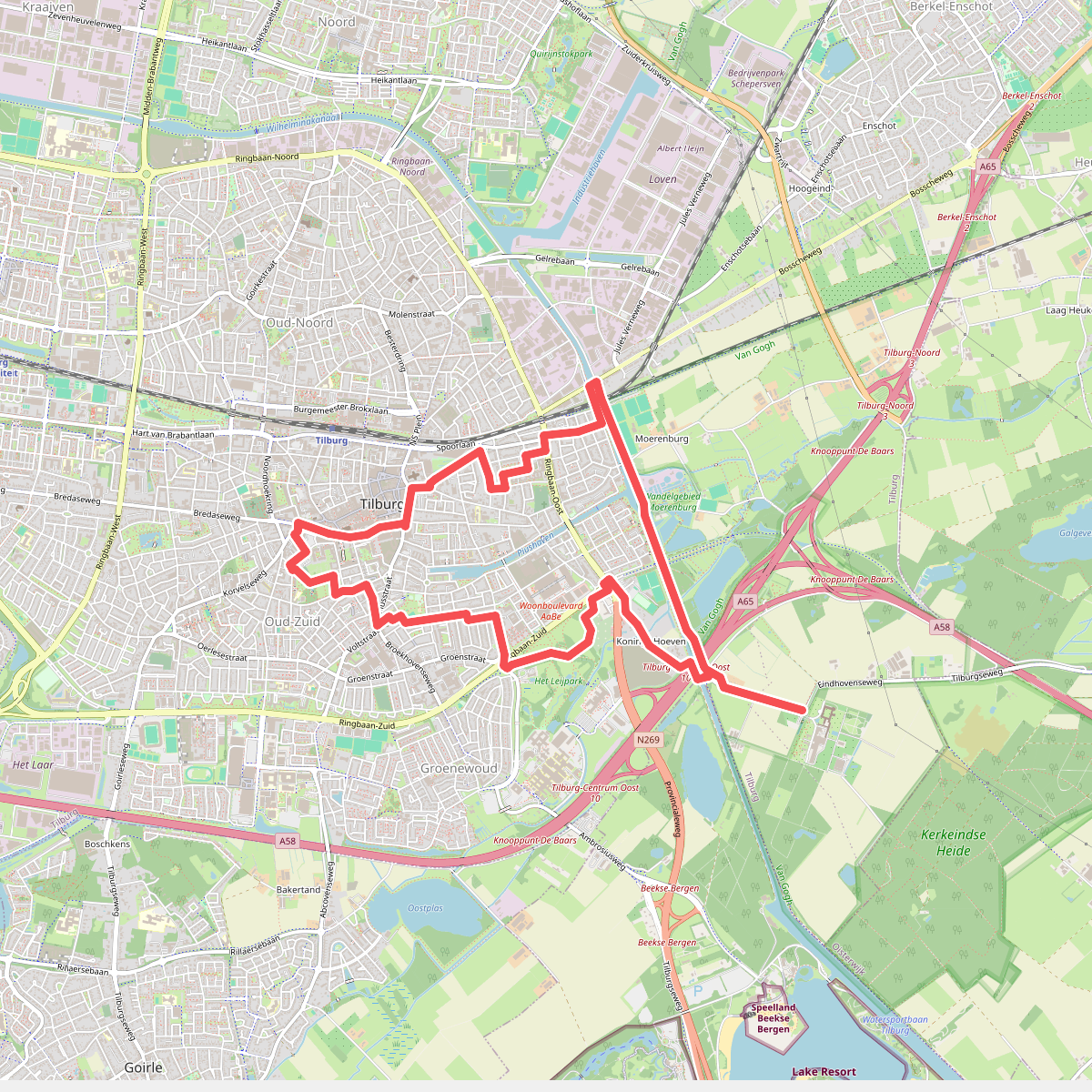 Kloosterrondwandeling Tilburg