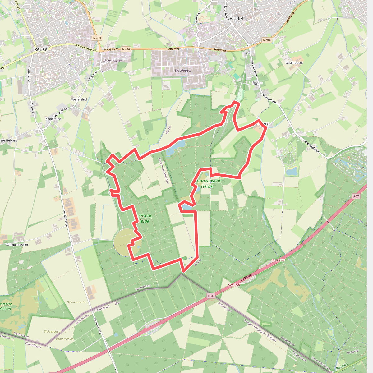 Smokkelwaar wandelroute
