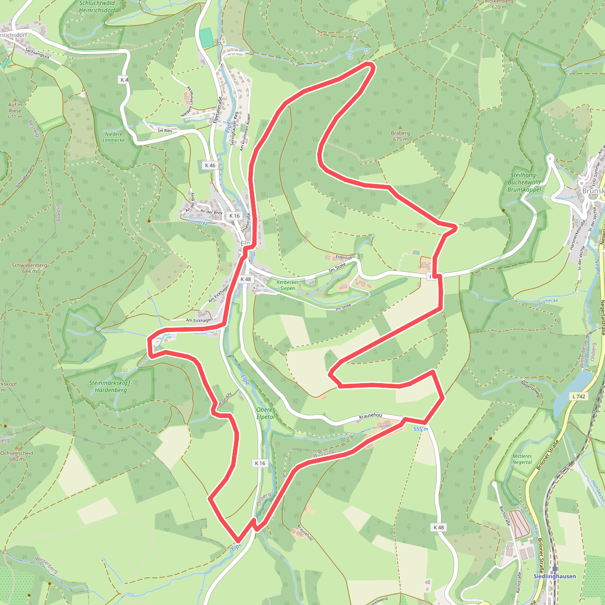 Elpe Rundweg E1