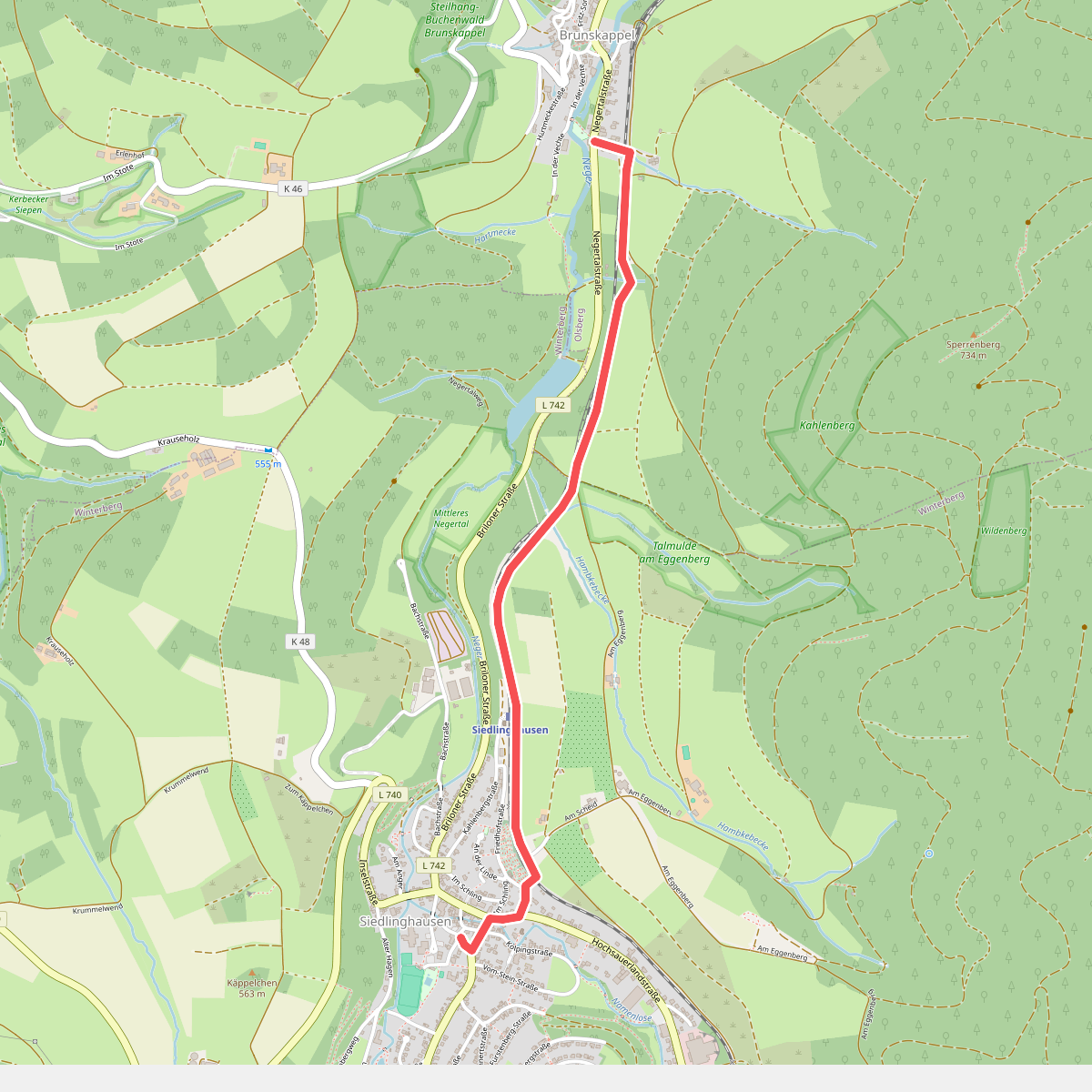 Siedlinghausen Rundweg Sh4 Stauseeweg