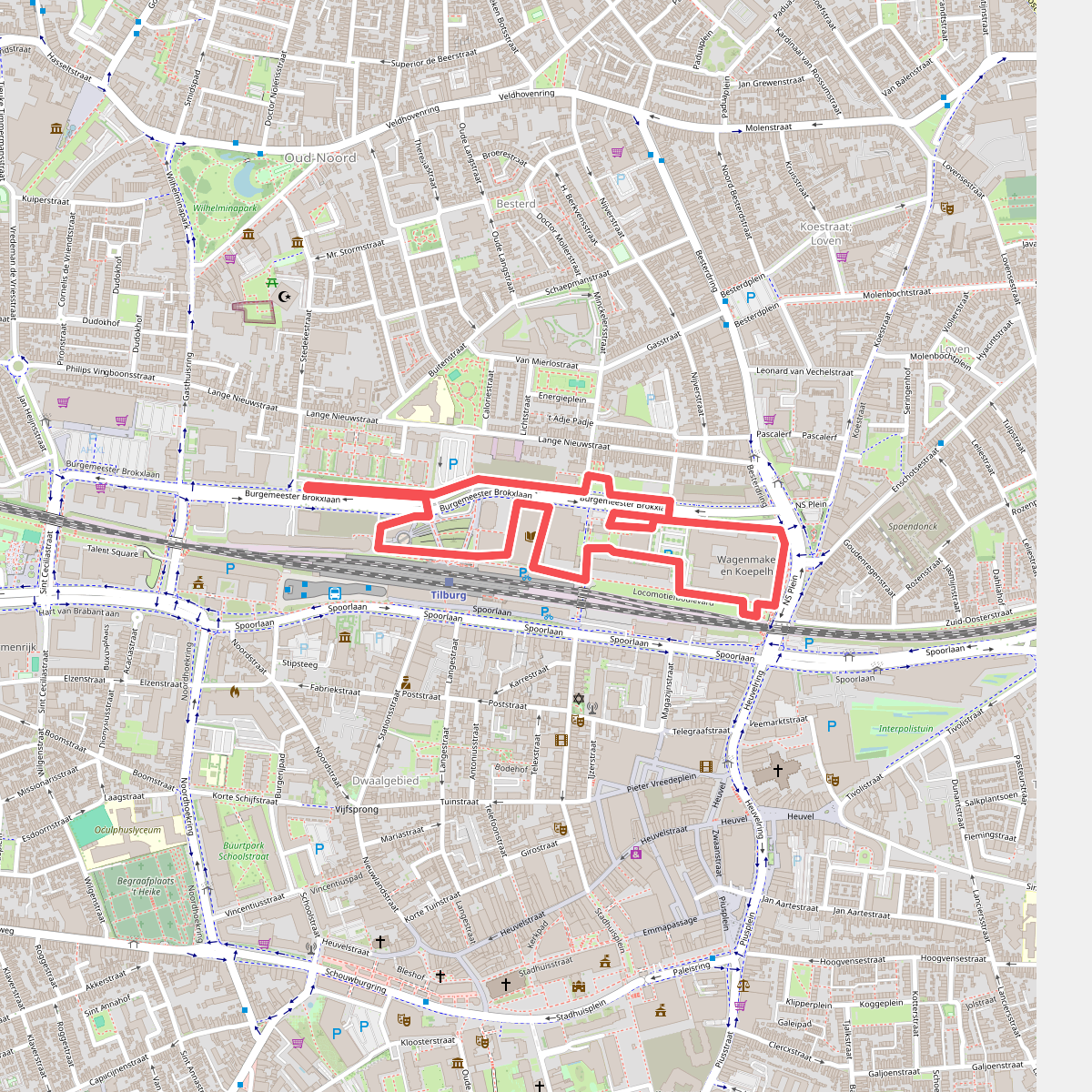 Speurzone wandelroute Tilburg