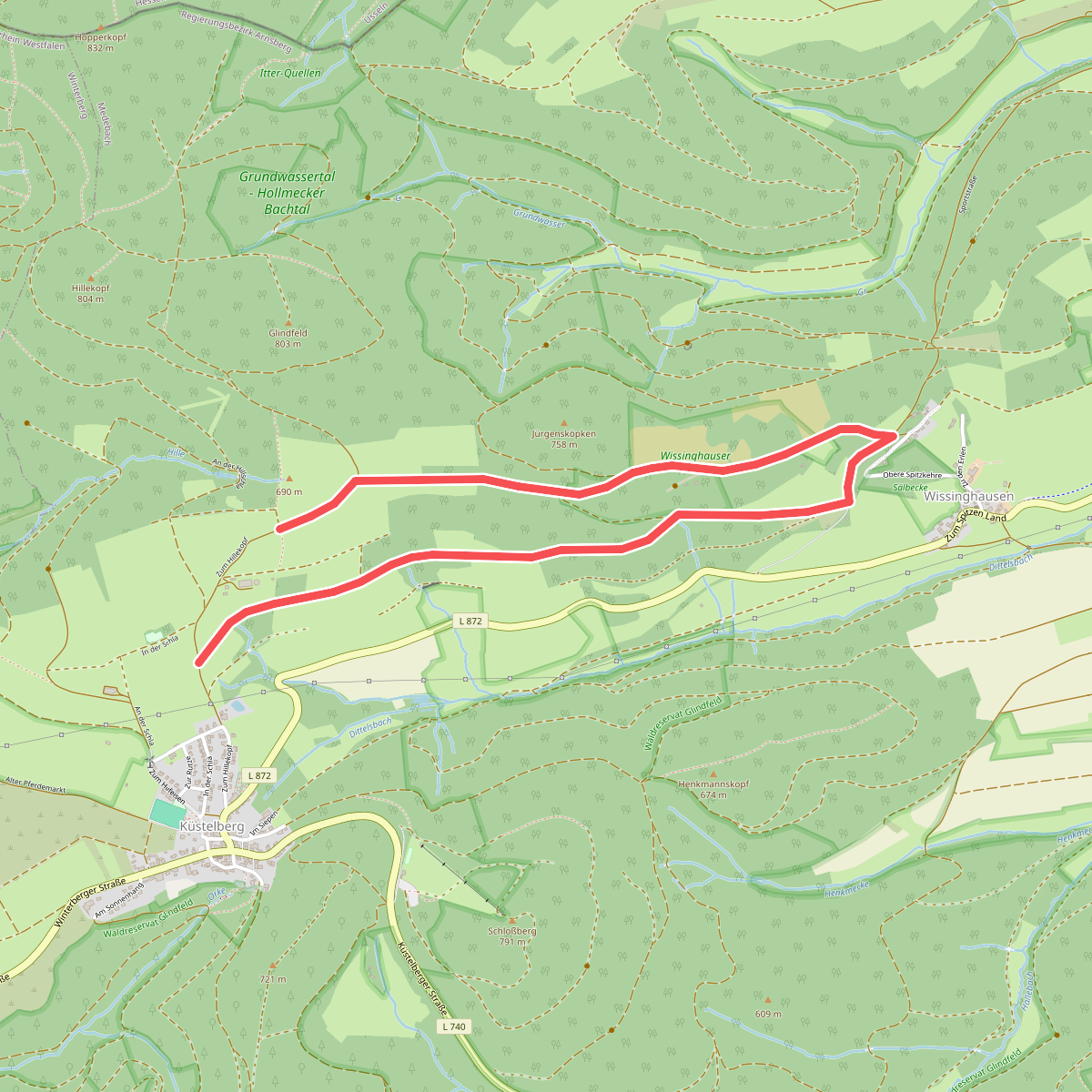 Küstelberg Wanderweg K4