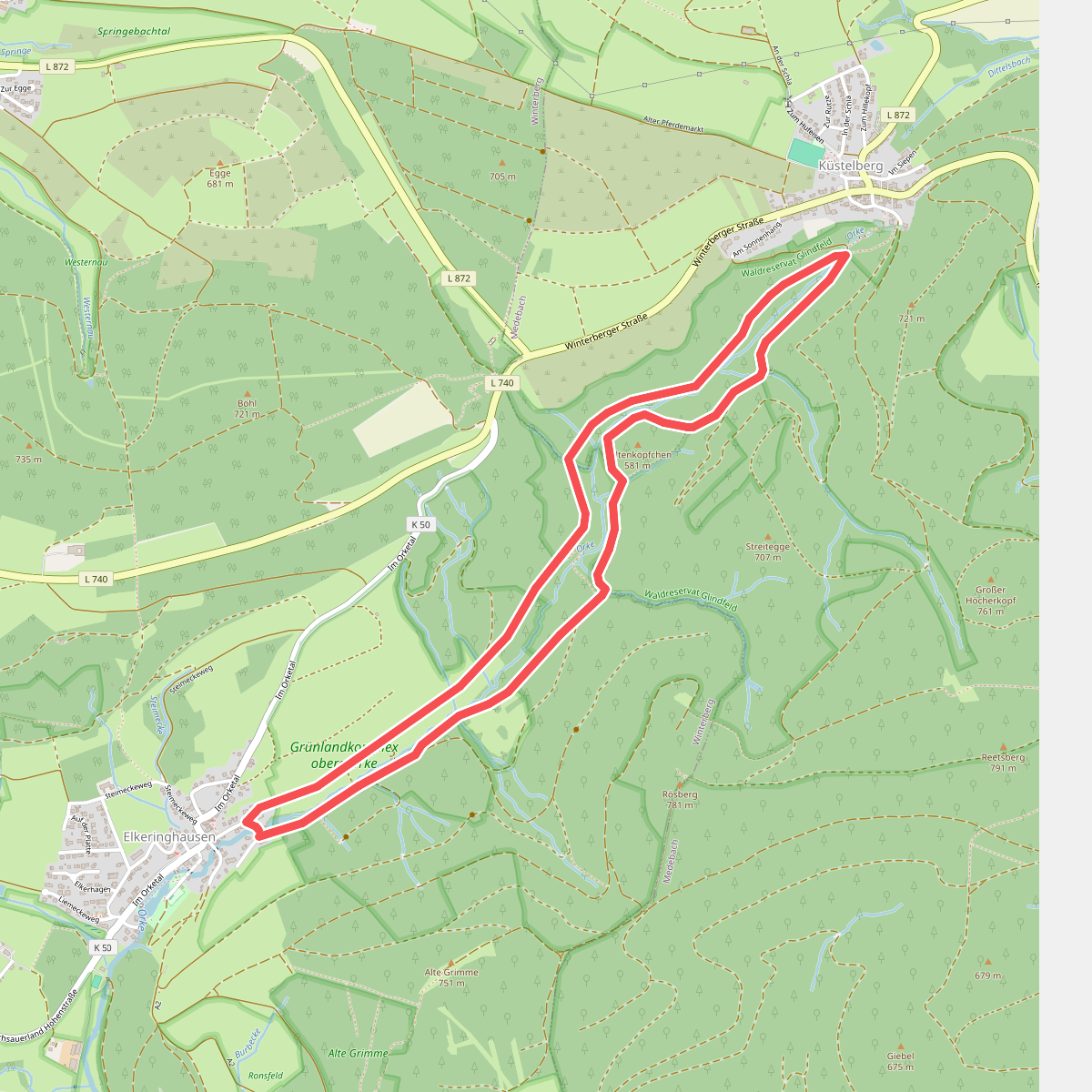Orketal Wanderweg E1