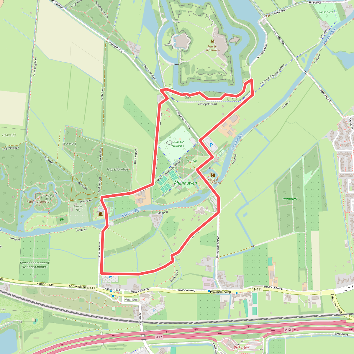 Wandelroute Bunkerpad