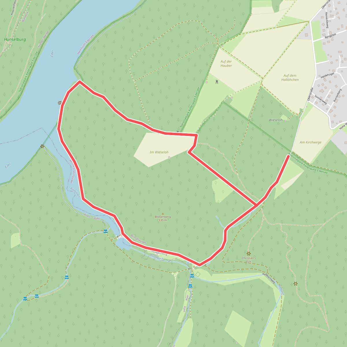 Nationalparkrundweg Bloßenberg-Route