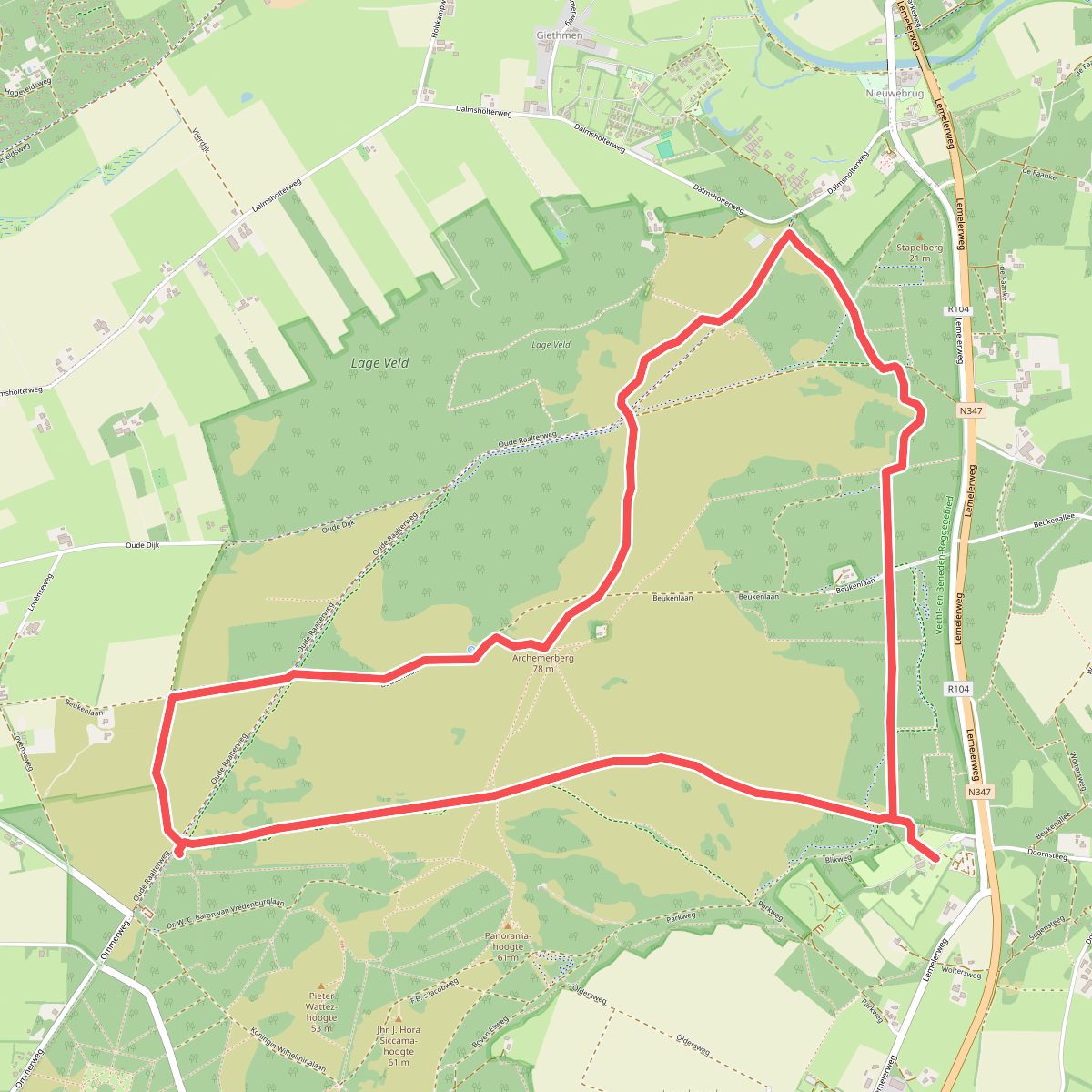 Lemele januari walk