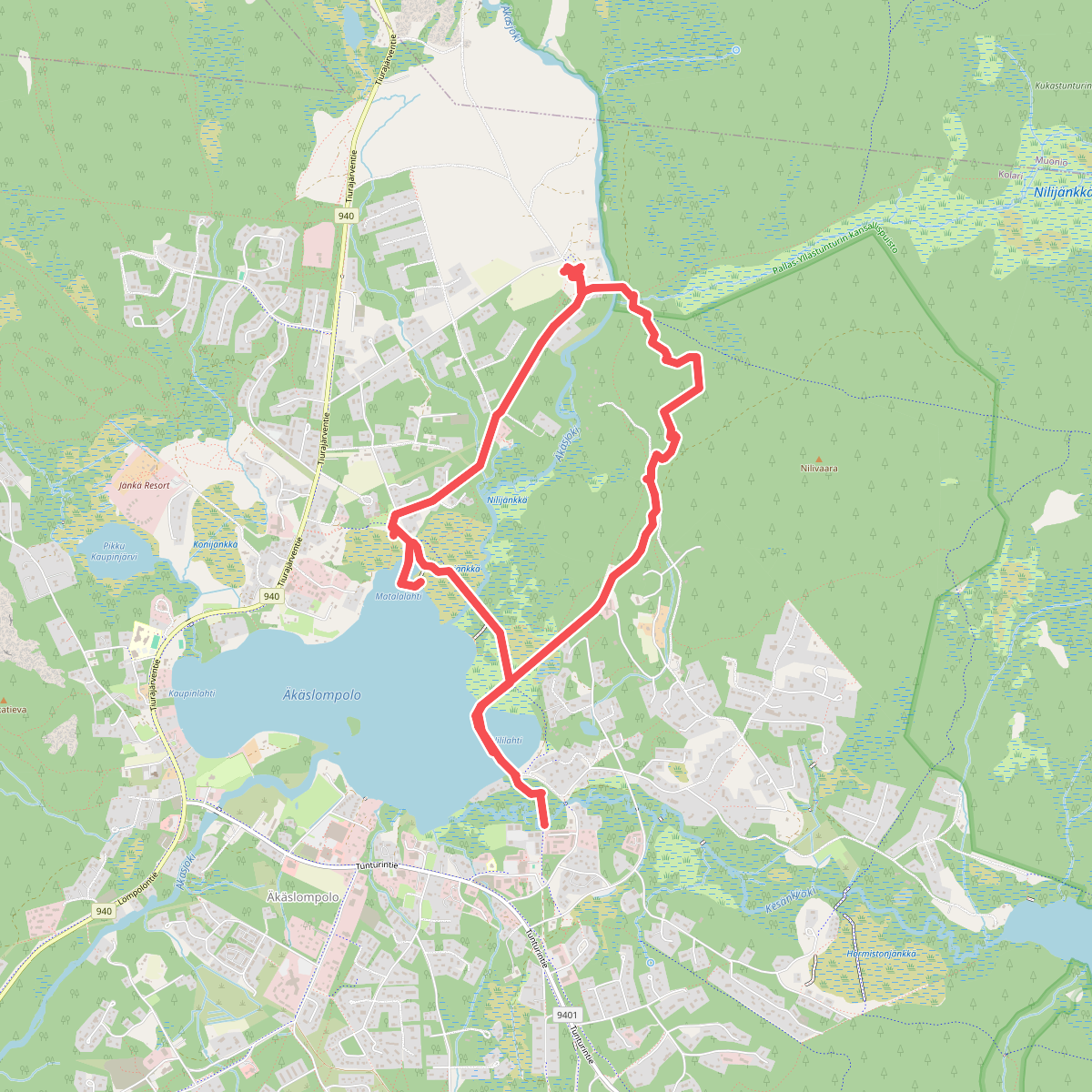 Prachtige winterwonderland route