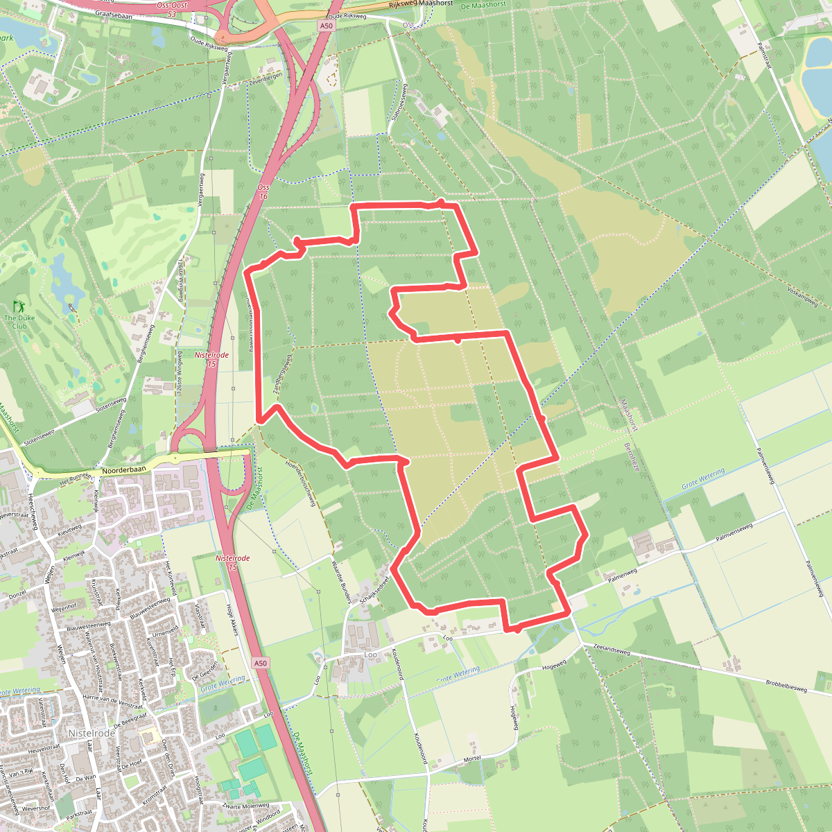 Kanonsbergroute Maashorst