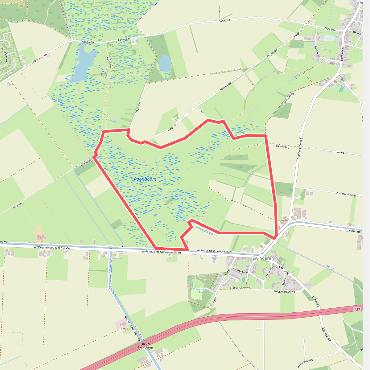 WandelWeb Route - Geeserstroom