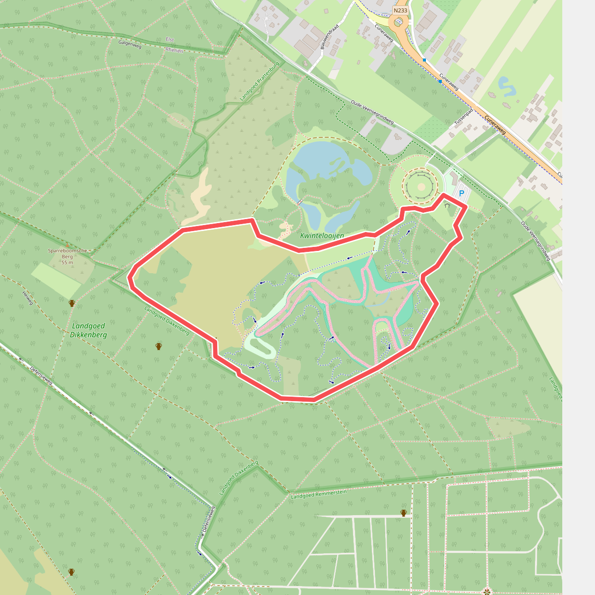 Dikkenberg wandelroute