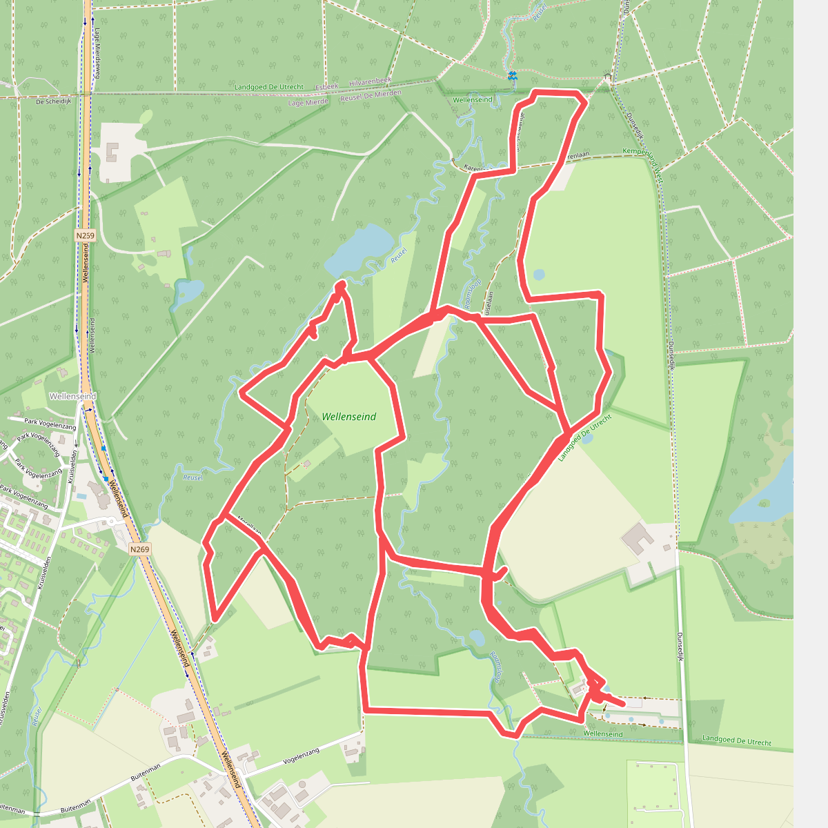 Wandeling Landgoed Wellenseind