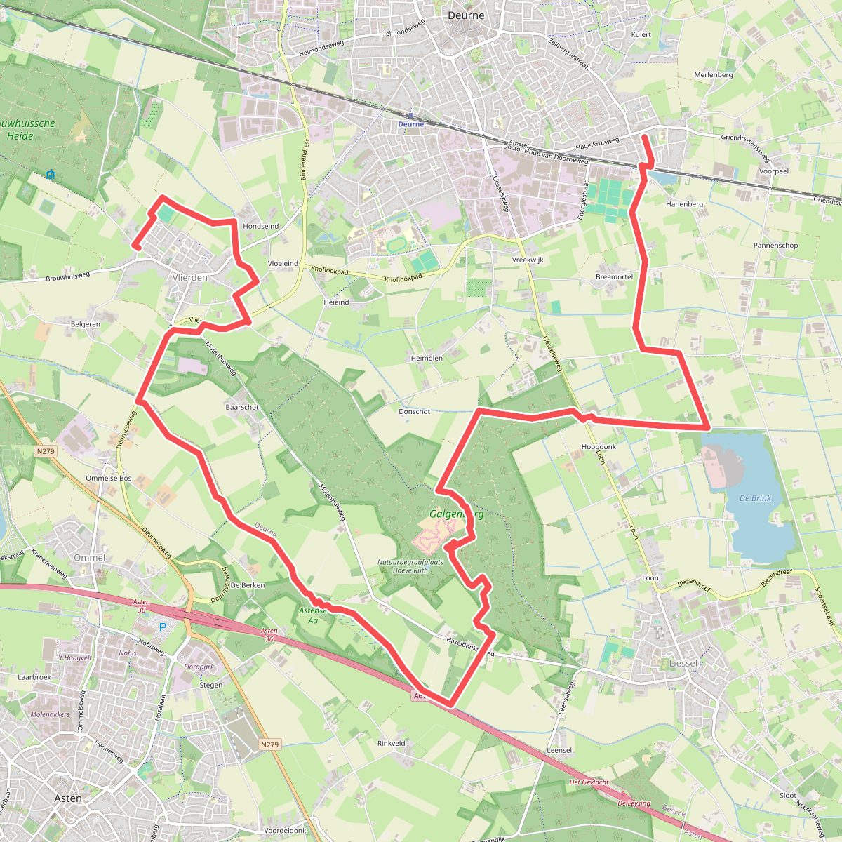 Vlierden - Deurne (Etappe 3 - Langs de Brabantse Aa)