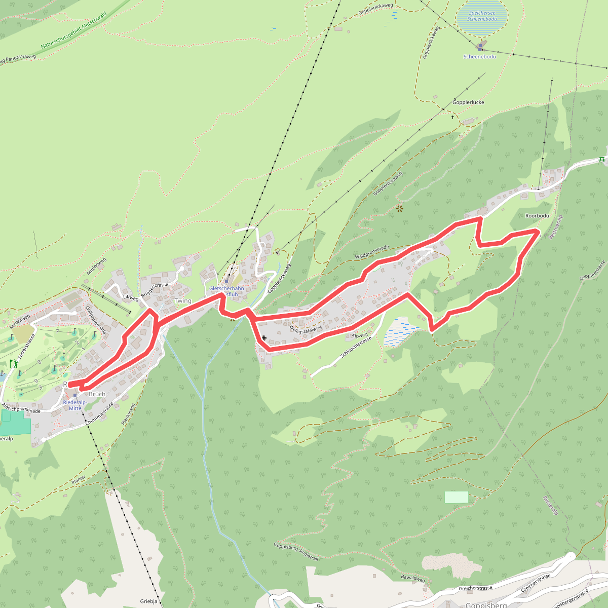 Rondwandeling Riederalp
