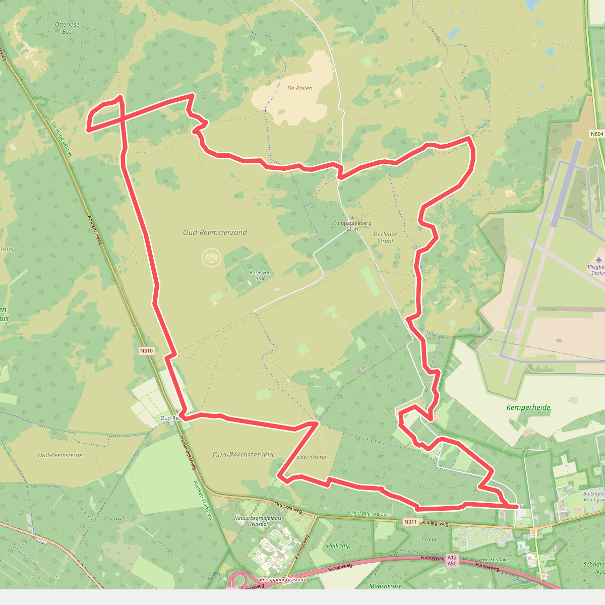 Route Schaarsbergen