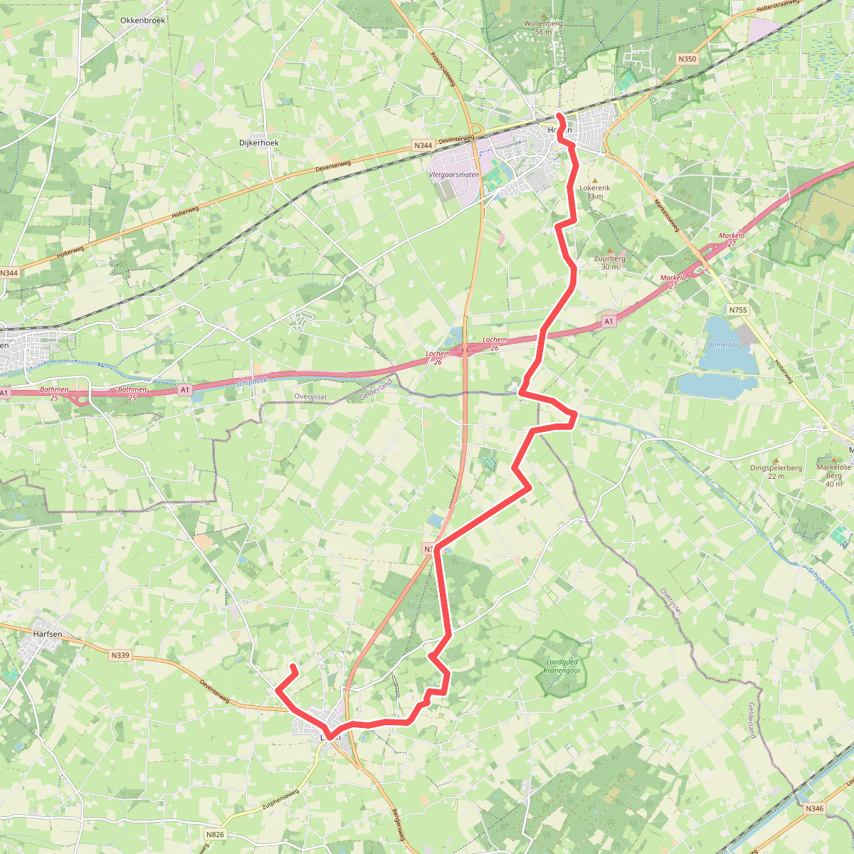 Holten - Laren · Pieterpad etappe 12