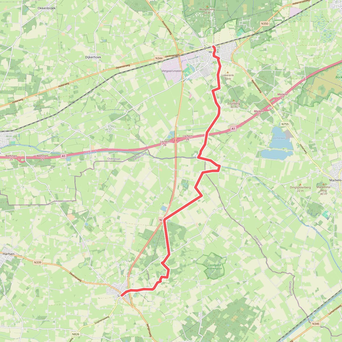 Holten - Laren · Pieterpad etappe 12