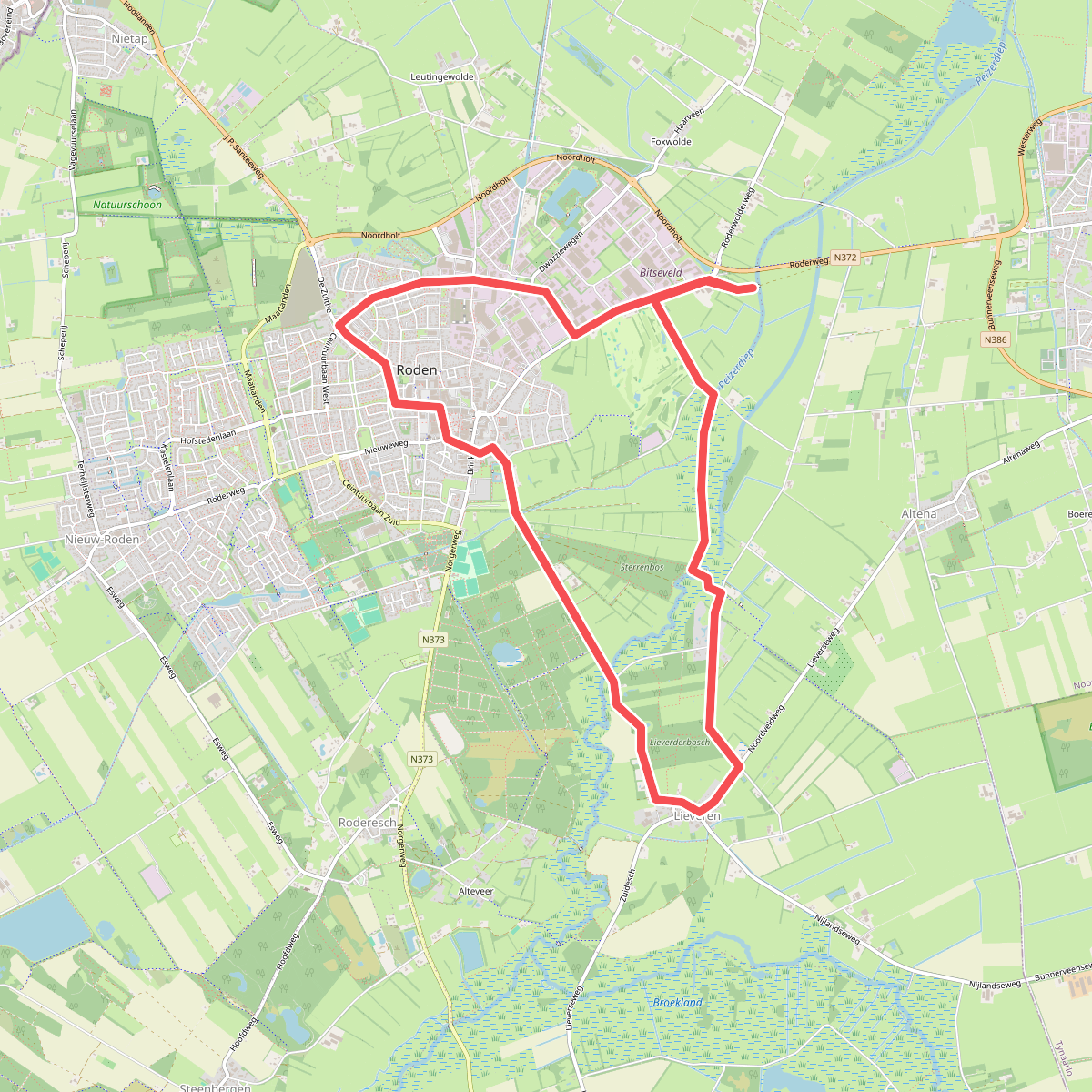 Roden, lieveren