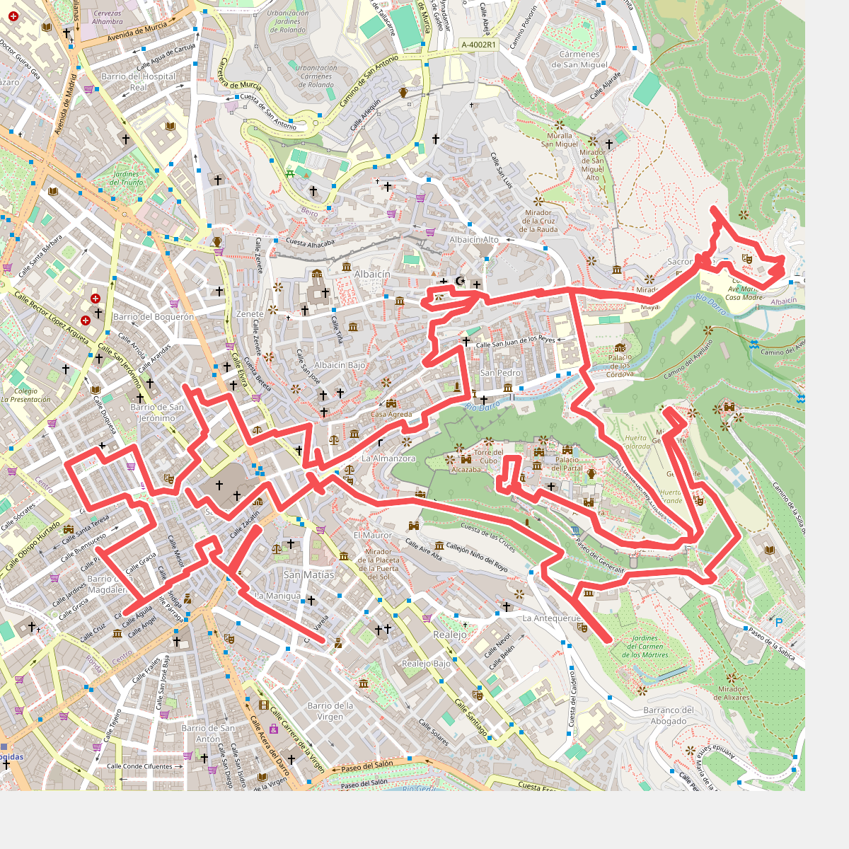 Granada stadswandeling