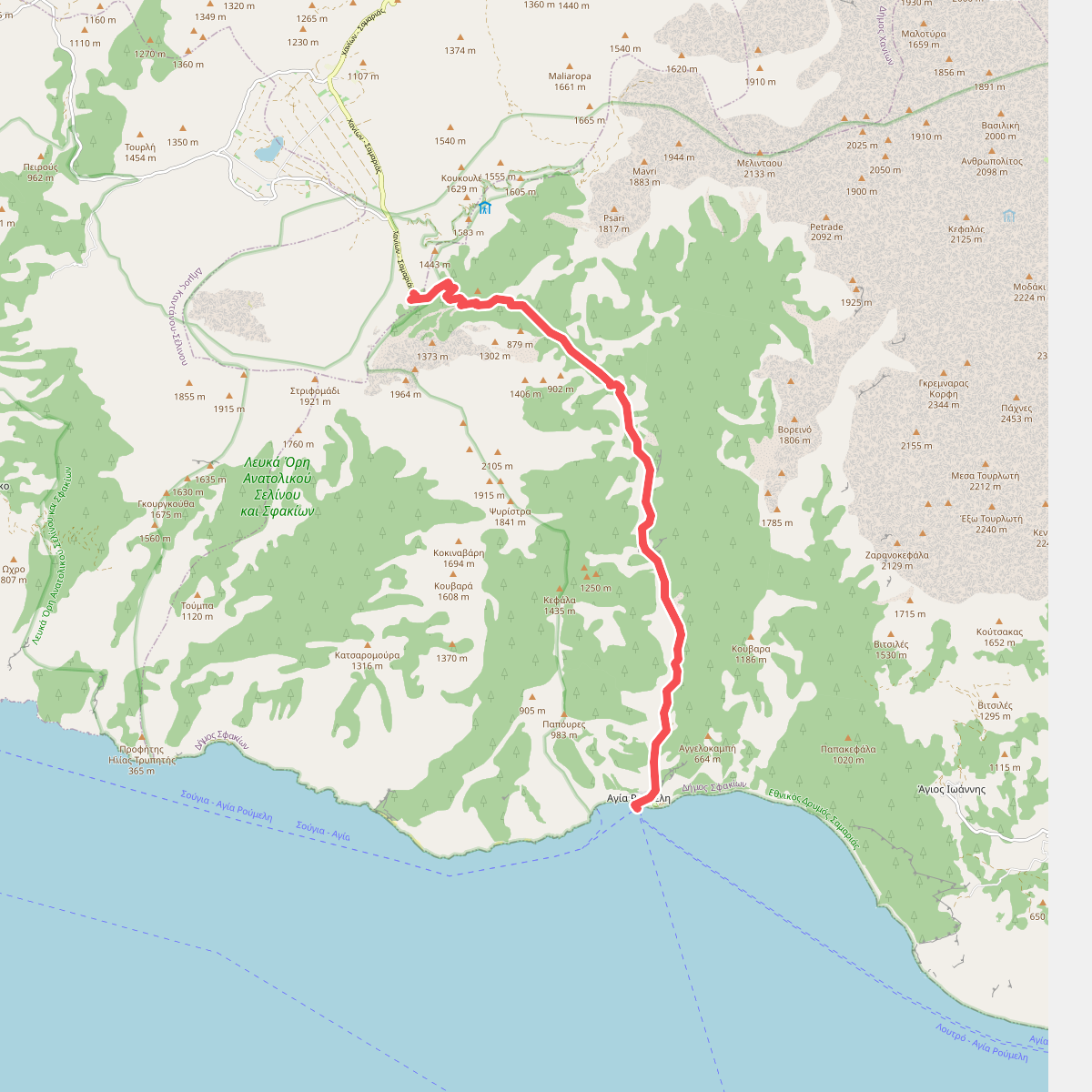 Samaria Gorge Trail