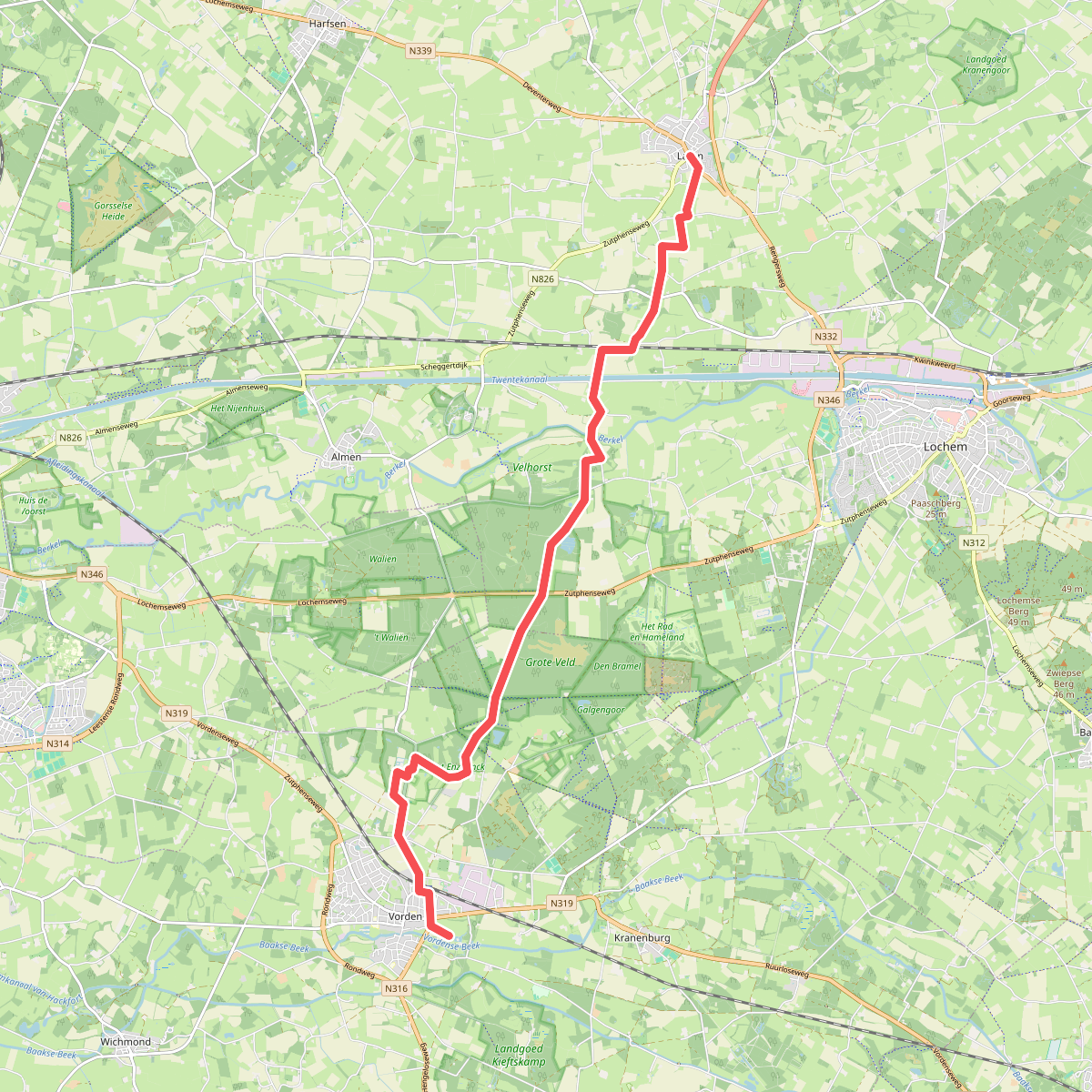 Laren - Vorden · Pieterpad etappe 13