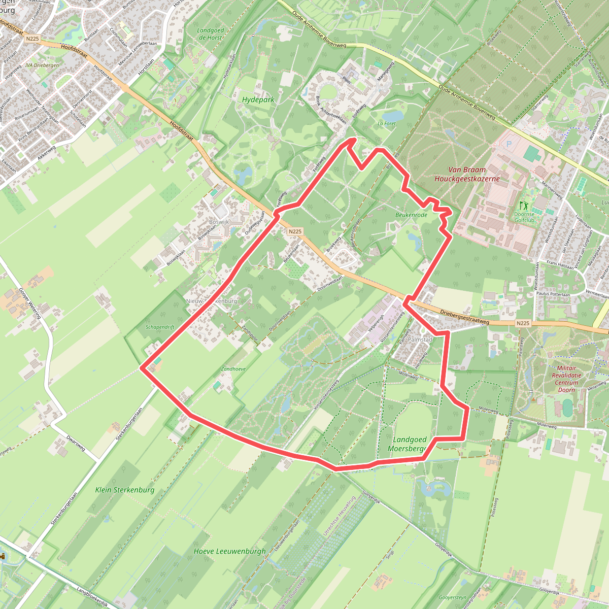 Wandelroute Palmstad