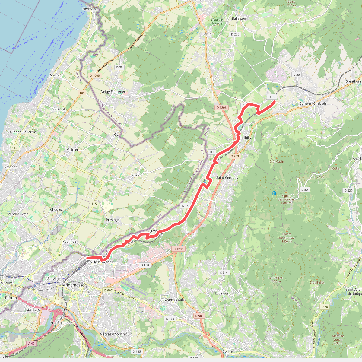 Chemin du Foron